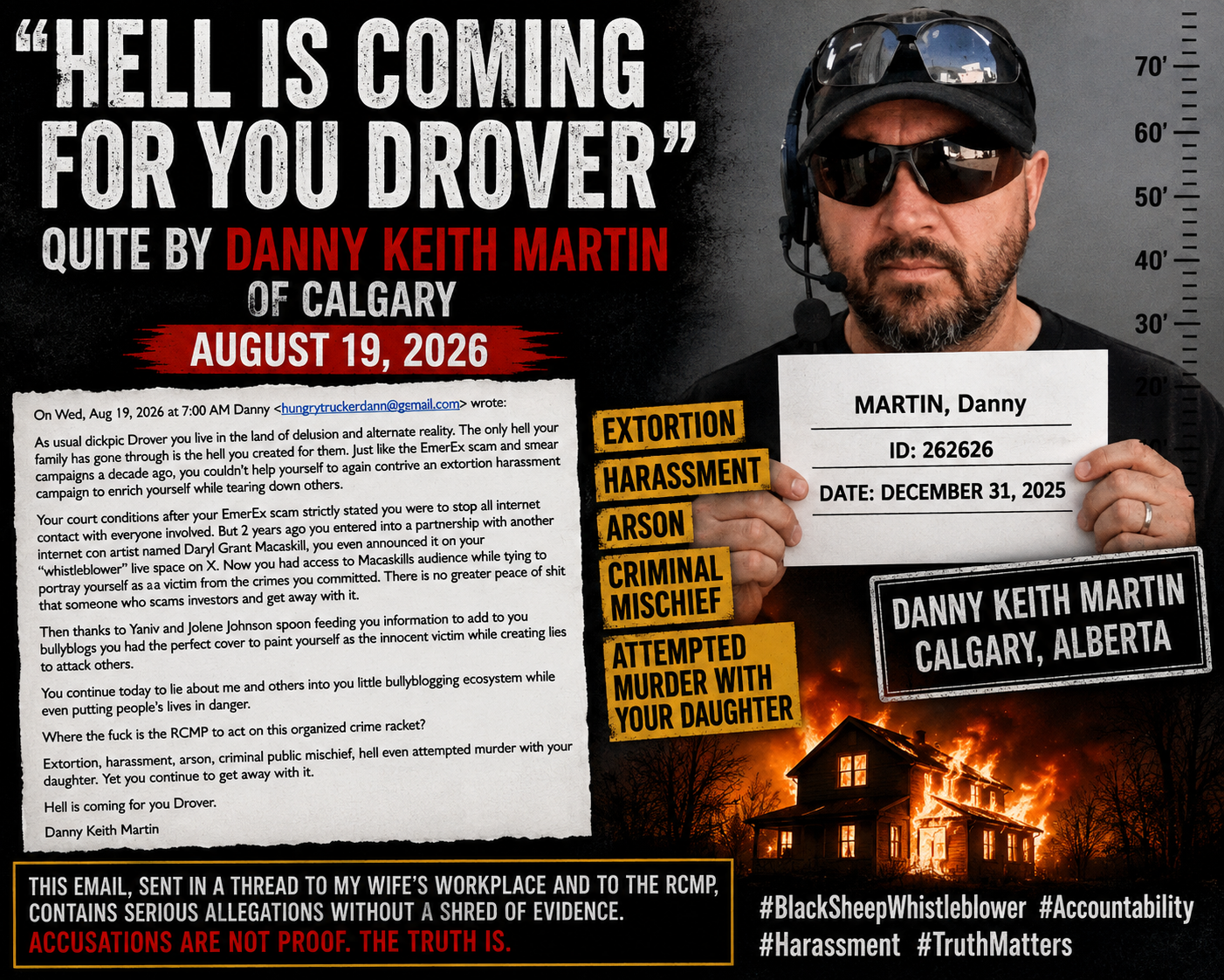 THE DANNY KEITH MARTIN EMAIL: ALLEGATIONS, EVIDENCE, AND A VERY QUESTIONABLE PAPER TRAIL