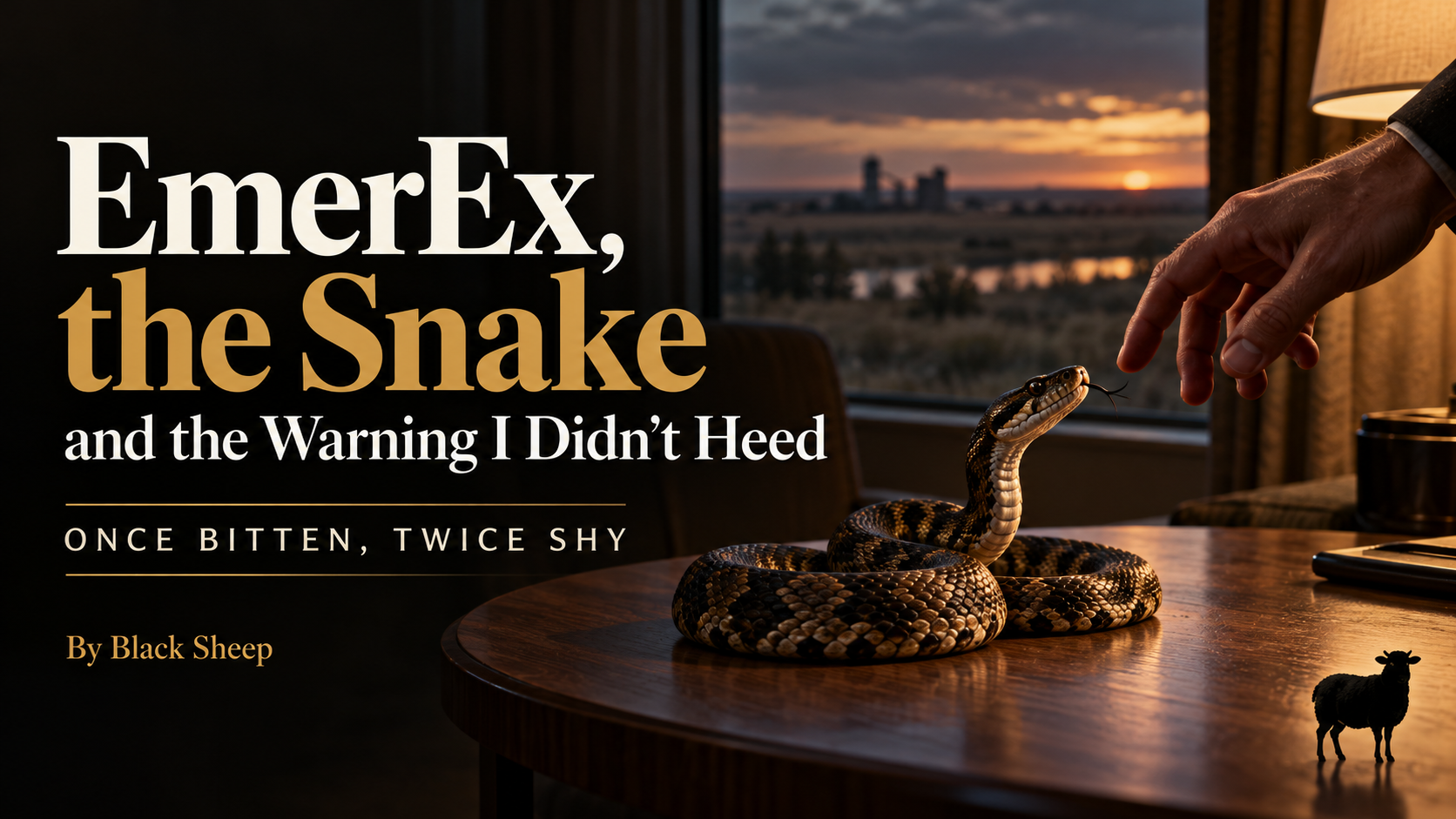 EmerEx, the Snake and the Warning I Didn’t Heed: Once Bitten, Twice Shy